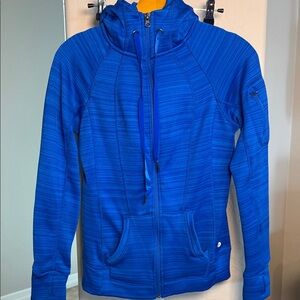 90 Degree By Reflex Vibrant Blue Fleece Jacket